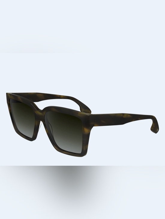 Victoria Beckham VB672S women’s  Sunglasses Square Tortoise Striped Khaki Havana main image 12